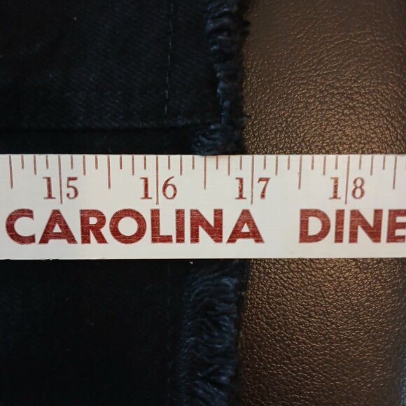 NWT Pretty Little Thing Plus USA Size 24 Black Cargo Frayed Denim Mini Skirt - Picture 7 of 12